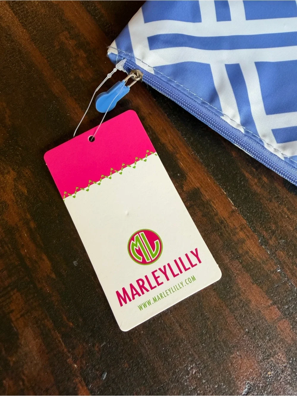 MarleyLilly Geometric Print Cosmetic Bag NWT